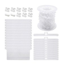 1 Set/35pcs 블라인드 세트 플라스틱 실용 블라인드 액세서리 블라인드 교체 커튼 액세서리 침실 블라인드 커튼