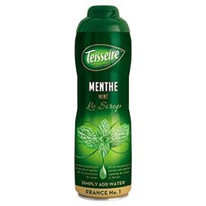 Mint Teisseire 음료 소다 및 향료 차용 농축 민트 시럽 600ml / 20FL oz) 민트, Mint_20.28 Fl Oz (Pack of 1), 없음, 1개