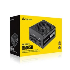 커세어 RM650 80PLUS GOLD 저소음팬 650w 모듈 PC파워, 단일상품