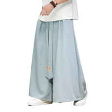 남성 와이드 팬츠 검도복 통 넓은 바지 M-4XL 뉴타임즈 S697G112