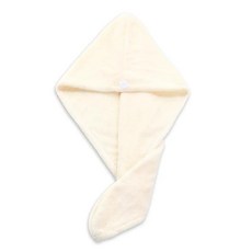 헤어 타올 프리미엄 머리 장식 헤어스타일 모자 패턴 스타일 슈퍼, 1.WHITE, 1개