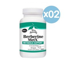 Terry Naturally 테리 네츄럴리 베르베린 메트엑스 60캡슐 2팩 Berberine MetX