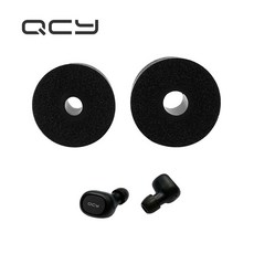 QCY [공식판매점]정식수입 T1C APP 블루투스이어폰 6개월 AS, 블랙, QCY T1 전용 ET-1S 메모리폼 이어팁