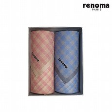 레노마남녀손수건2매세트