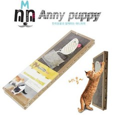 콜럼버스 고양이평판마우스 스크래쳐/고양이용품/고양이놀이용품/고양이장난감, 마우스