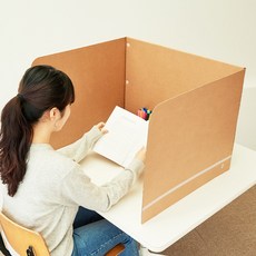 공부집중 독서실 칸막이, 상단선반형(10개묶음)