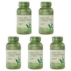GNC 지엔씨 허브 플러스 그린 티 콤플렉스 500mg, 100정, 5개