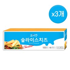 동원 소와나무 체다슬라이스치즈100매x3팩(총300매)/체다치즈/대용량/냉장무료배송, 18g, 300개