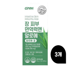 GNM자연의품격 GNM 장 피부 면역력엔 알로에 1박스 (총 15포), 3개, 15포