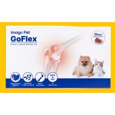 이마고펫 고플렉스 뉴질랜드 초록잎홍합오일 강아지 관절 영양제 30정, 관절+장건강, 1개