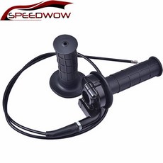 SPEEDWOW 2 개 22 미리 메터 오토바이 스로틀 그립 케이블 핸들 바 그립 혼?, 상세내용참조