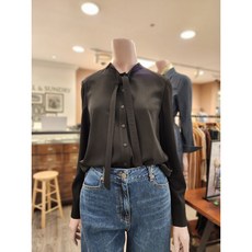 BCBG [올앤선드리] 테넨 타이BL - A3F8B427 99 [BLACK] - bcbg블라우스