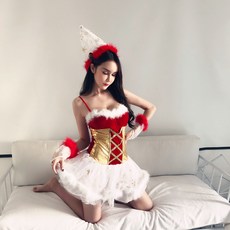크리스마스 바니걸 산타걸 섹시코스프레 이벤트속옷
