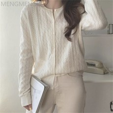 Hearts price 폴로 베이직 꽈배기 가디건 걸즈 4컬러