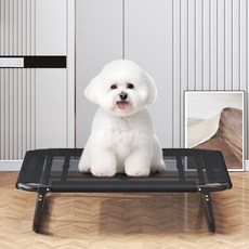 접이식 휴대용 애견 캠핑 의자 캠핑 침대 대형 애견, 반려동물 접이식 침대+면 패드