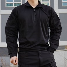 미드디엔 긴팔 컴뱃 셔츠 전술 상의