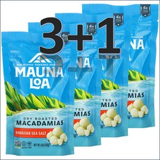 [3+1] 마우나로아 마카다미아 하와이 괌 시솔트 코스트코 113g / 해외직구 호주정품, 4개