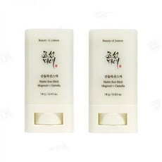 조선미녀 1+1 산들쑥선스틱 Beauty of Joseon 1+1 Matte Sun Stick : Mugwort+Camelia (SPF 50+ PA++++), 단일속성, 2개