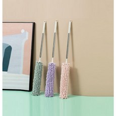 빅프리 최강희 먼지떨이 먼지털이 길이조절 극세사 가정용 차량용 청소 다이소, 핑크, 1개