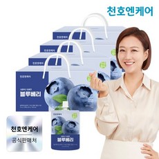 [천호엔케어] 하루활력 상큼달콤 블루베리 70ml 30팩 4박스