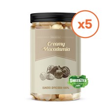 신서리티 크리미 마카다미아 견과류, 5개, 170g
