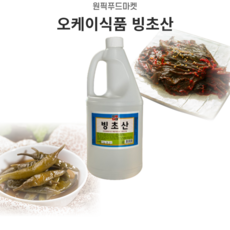 식용 빙초산1.5L x 12개 오케이식품 락교 짱아치 대용량, 1.5L, 86800개