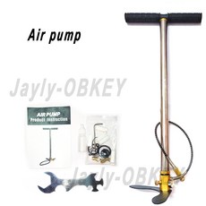 300bar 고압 공기 펌프 CO2 카트리지 풍선 어댑터 PCP HPA 자전거 Paintball 사냥, 01 PCP pump 