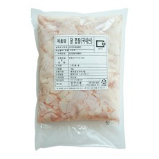 모디바 국내산 냉동 닭스킨 튀김용 닭껍질, 1, 국내산 닭껍질 튀김용 1kg