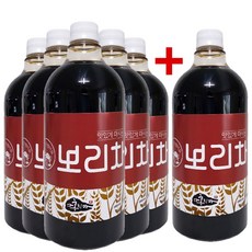 홍치마 대용량 국산 보리차 원액 액상 100%볶은보리 농축액 건강차 1000ml 다홍치마, 1개, 6개