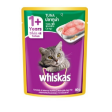  위스카스 고양이 주식 파우치 참치, Tuna/참치, 80g, 36개 