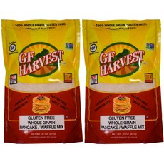 GF Harvest 글루텐 프리 라이트 팬케이크 믹스 곡물 비 GMO 31oz.팩 2Count, 선택, 상세설명참조