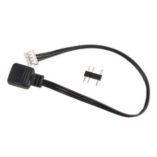 Coolmoon 팬 컨트롤러 5V 3 핀에서 6pin 4pin 전송 어댑터 케이블 5V Argb 3Pin ~ 4P 6P 컨버터 케이블, 4 핀