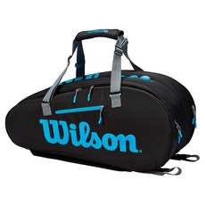 [미국정품] 335889 테니스 가방 백팩 윌슨 Ultra 9 Pack Tennis Bag Black and Blue