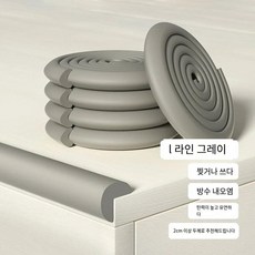 안전 책상 테이블 엣지 가드 스트립 무드 분위기 보호 범퍼 앵글, 5.grey1, 1개