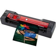 Vupoint Magic Wand 문서/사진 2-in-1 휴대용 스캐너 & 자동 피드 도크 1200 DPI의 1.5 미리보기 LCD 충전식 배터리(PDSDK-ST470PU-VP, Red