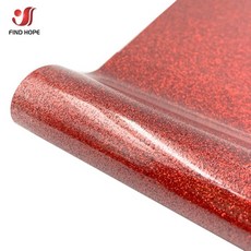 HTV 글리터 PU 열 전달 비닐 다리미 티셔츠 의류 장식 프레스 필름 롤 DIY 커팅용 11 가지 색상 50x100cm, [09] 빨간, [01] 19in x39in(50x100cm)