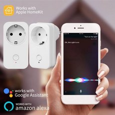 Timethinker 2PCS 스마트 와이파이 플러그 Homekit 소켓 애플의 홈 키트 EU?, 상세내용참조