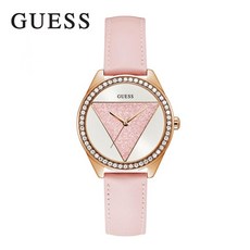 워치컬렉션 GUESS 게스시계 W0884L6 가죽밴드 여성용 스타럭스정품