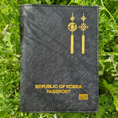 [트레블 가드] [자체 제작] 대한민국 자개 안티스키밍 RFID차단 여권케이스 여권커버