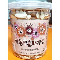 식당 업소 식재료 아몬드 한끼 슬라이스 200g X6 주방 식자재 농산물 견과류 요리, 1개