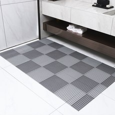 화장실 미끄럼방지매트 욕실매트 방수샤워가용 펀칭패치 30*30cm 1개 10개, 30*30, 다크헤더그레이+헤더그레이