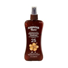 하와이안트로픽 Hawaiian Tropic 코코넛오일 태닝 겸용 SPF25 펌프 스프레이 선오일 8oz 태닝오일, 1개, 236ml