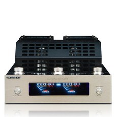 6J4P 블루투스 진공관앰프 인티앰프 무손실증폭기 usb 하이브리드, 골드 4.2 블루투스