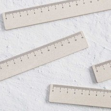 친환경 학용품 대나무자 직자 나무자 폐나무분물자 15cm, 폐나무분말 자, 1개