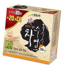 옥수수 수염 실 엔돌핀 100티백 차 전통차 침출차, 100개, 150g