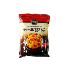 CJ백설 바삭한 부침가루 1kg 10ea 1box, 본상품 선택
