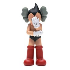 카우스 피규어 아트토이 팝아트 작품 KAWS Figure 홀리데이 컴패니언 아스트로보이 아톰, 레드, 1개