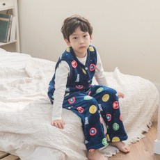 보송보송 정품 캐릭터 마블네이비 아동 수면잠옷 조끼/바지