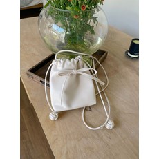 발레코어룩 핸드메이드 가죽 핸드폰가방 미니 크로스백 가벼운 여권 지갑 여행용 실버