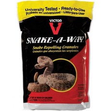 Victor Snake A Way 뱀퇴치제 기피제 독사 퇴치 캠핑 골프장 텃밭 전원주택 4파운드 미국산, 4 Pound (Pack of 1), 1개